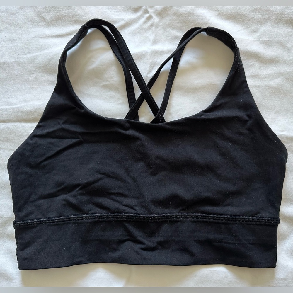 Lululemon Energy Bra Longline Black 8